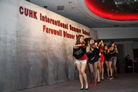 Dance performance by a group of international students at the Farewell Dinner.